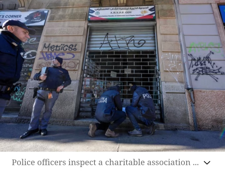 Italy Arrests Nine in Major Probe into Alleged Hamas Financing through Charities