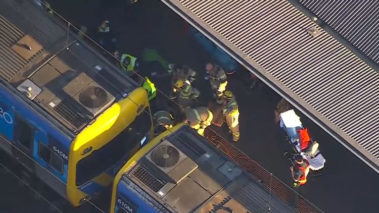 Boy critically injured after being trapped beneath train in Melbourne