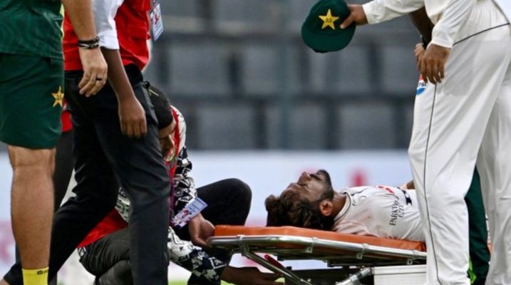 Hasan Ali Shows Lionhearted Spirit After Scary Head Injury Shock in Pakistan vs Bangladesh Test on Saturday
