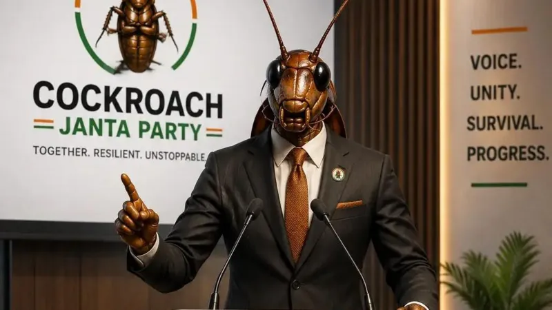 India’s ‘Cockroach Party’ Becomes Viral Voice for Frustrated Youth