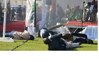 Two suspects arrested for the campaign rally blast in Bulawayo