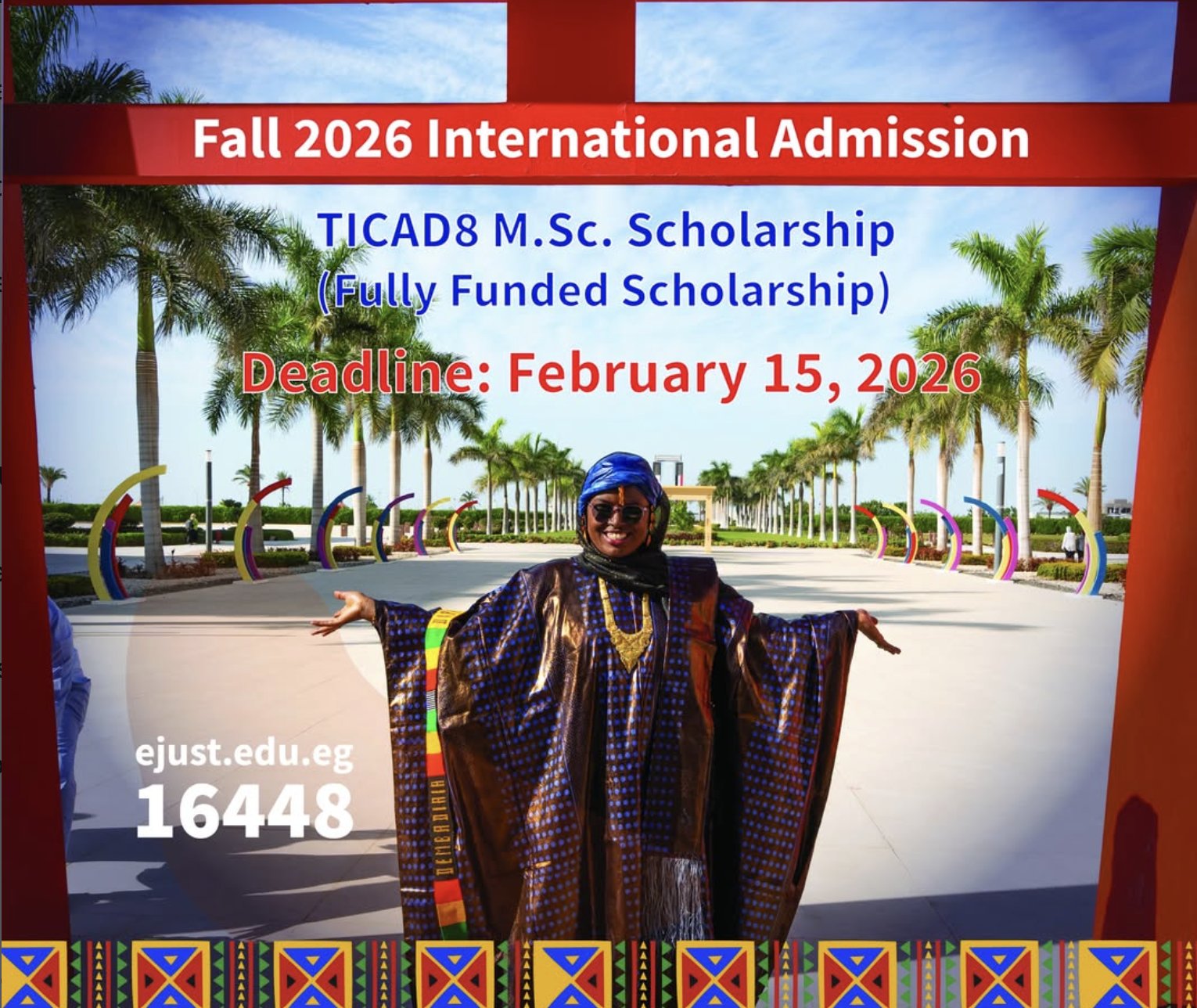 E-JUST TICAD8 African Scholarships for STI